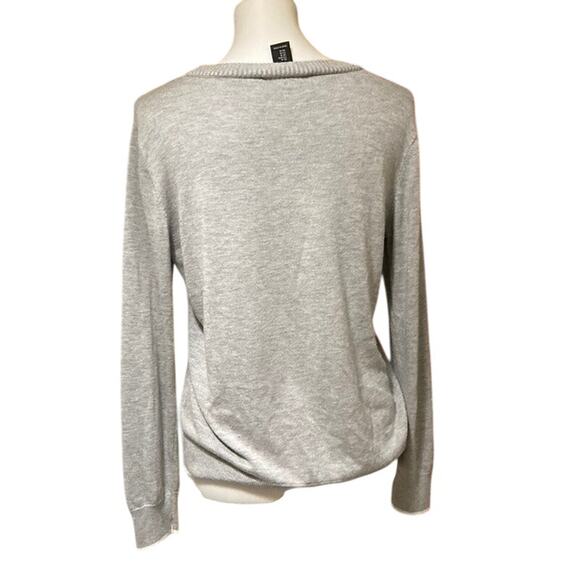 📸 SALE Rachel Zoe Embroidered Good Vibes Sweater, Medium - Picture 4 of 5